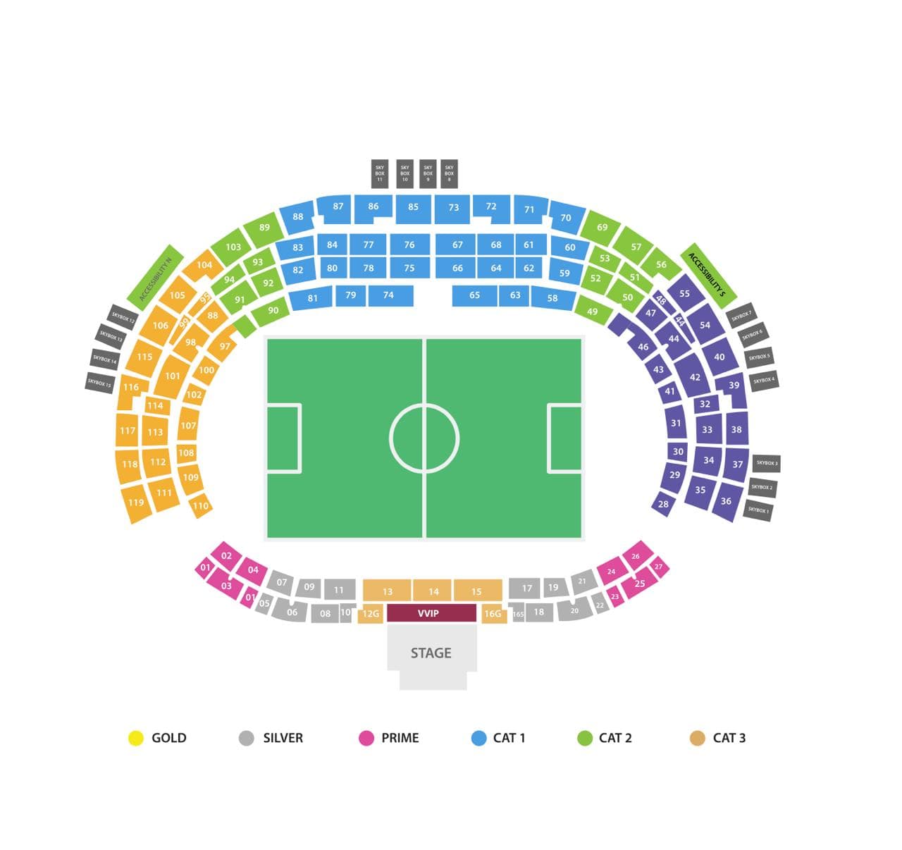 خريطة الملعب