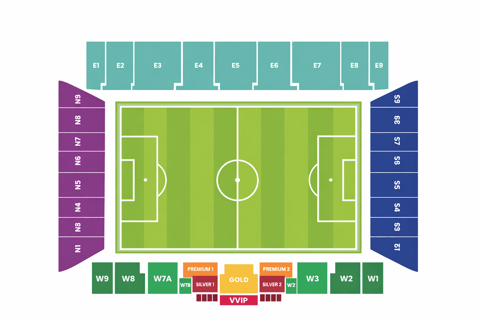 خريطة الملعب