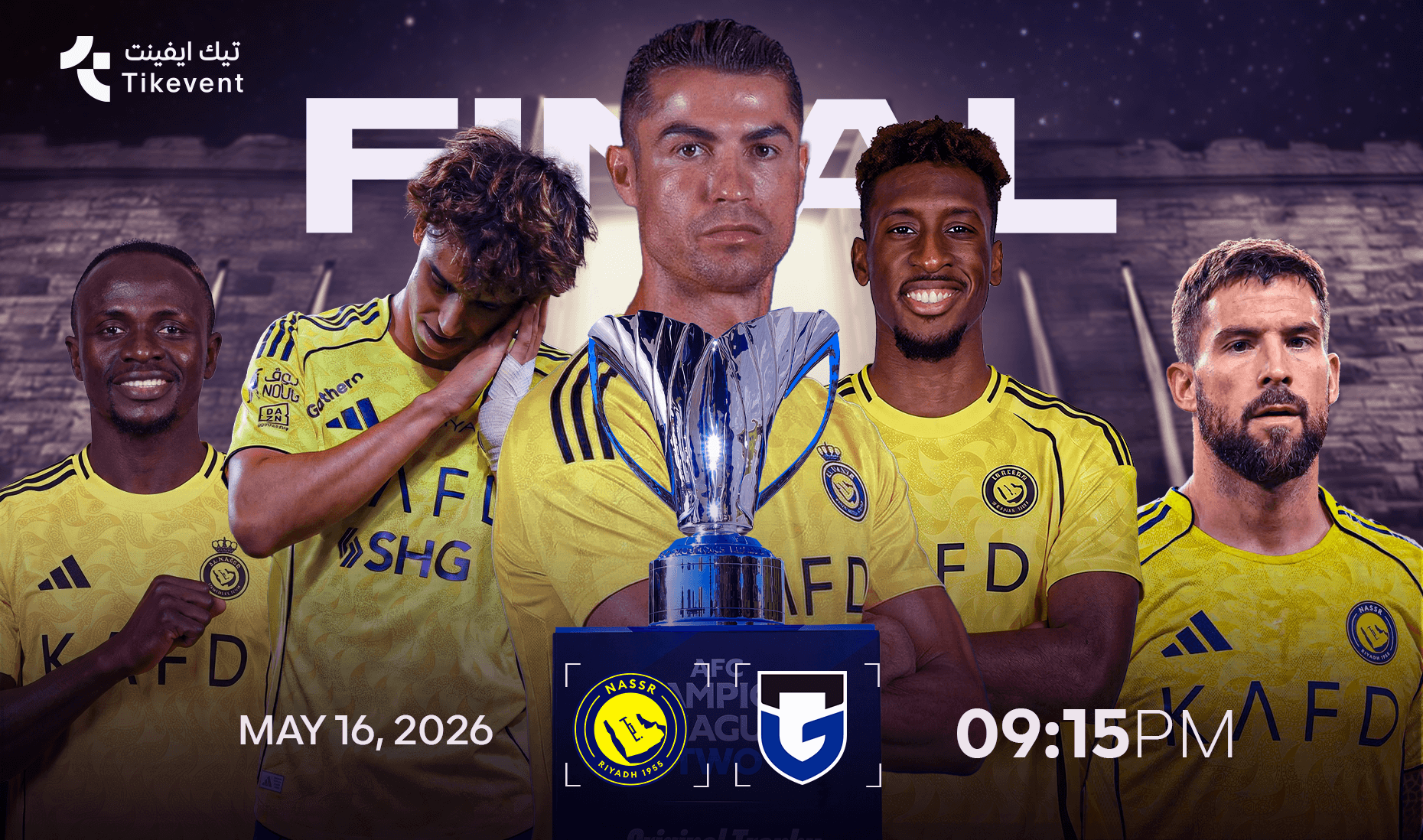 مباراة النصر السعودي ضد غامبا – النهائي في دوري أبطال آسيا 2