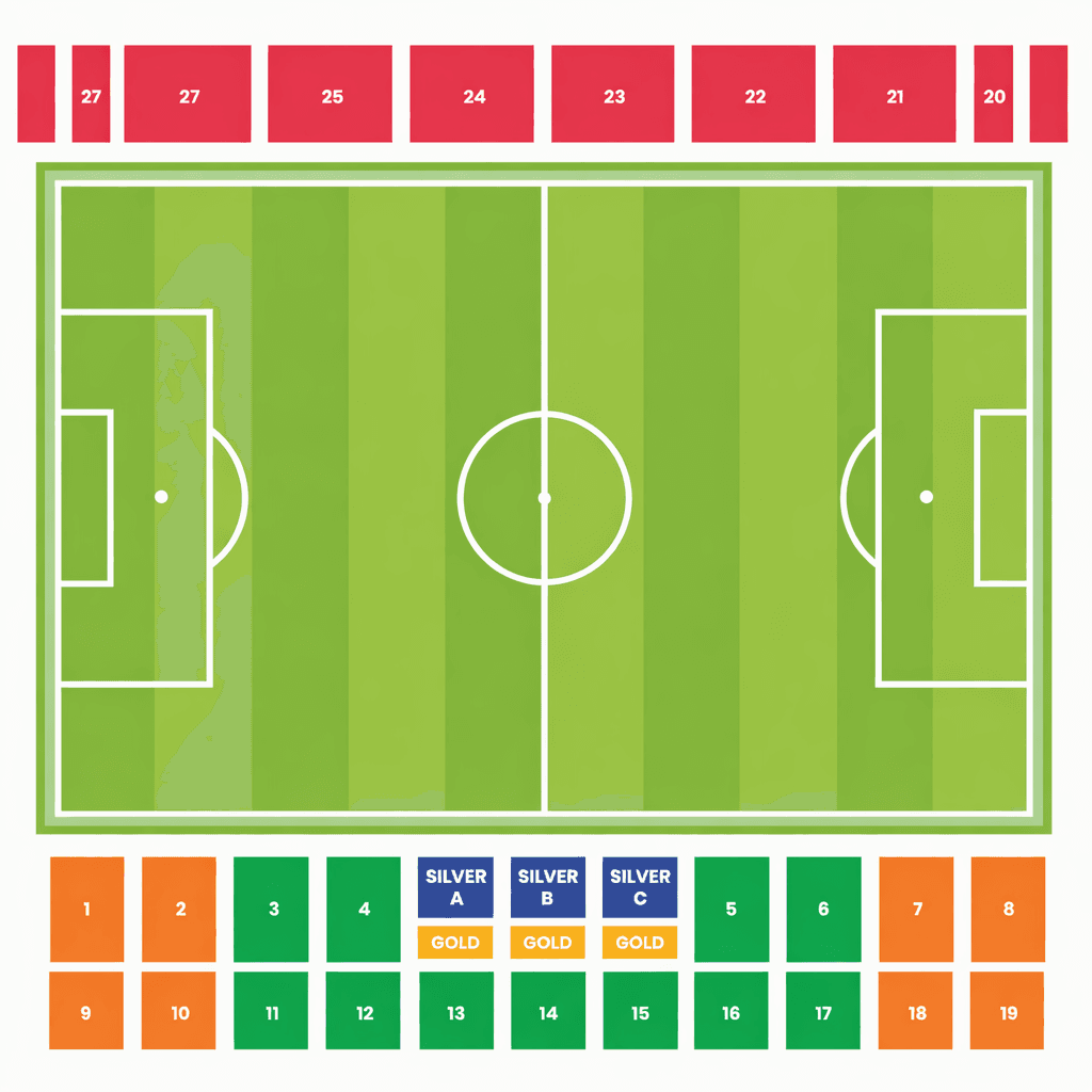 خريطة الملعب
