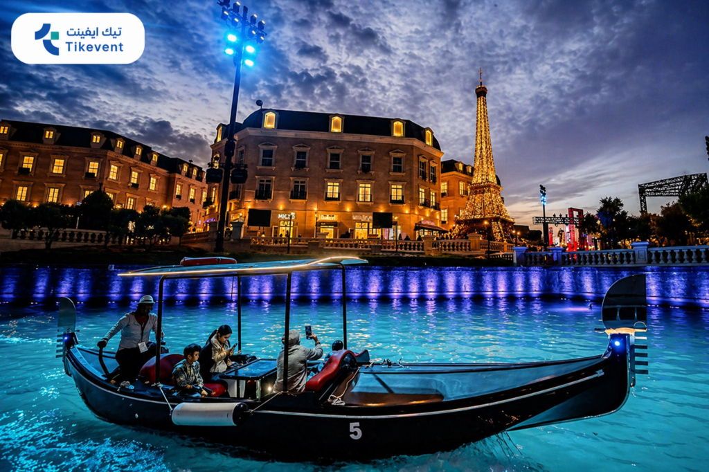 بوليفارد وورلد الرياض - تجربة ركوب القوارب