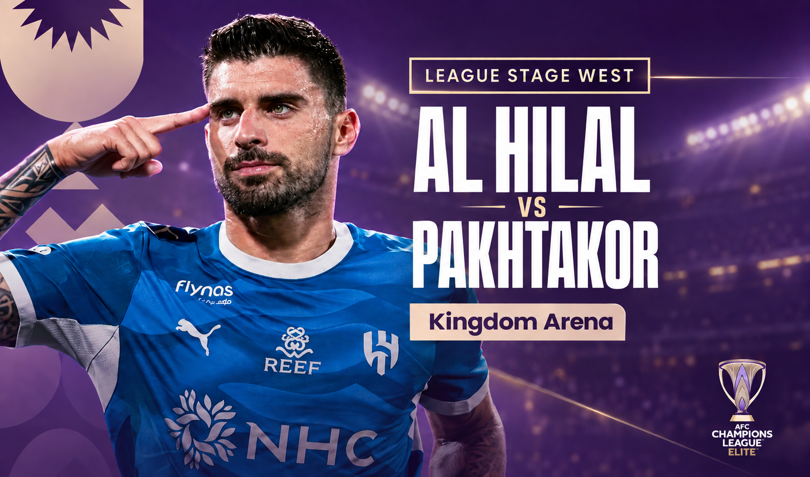 تذاكر الهلال ضد باختاكور | نخبة آسيا 2026-2027 | تيك إيفنت