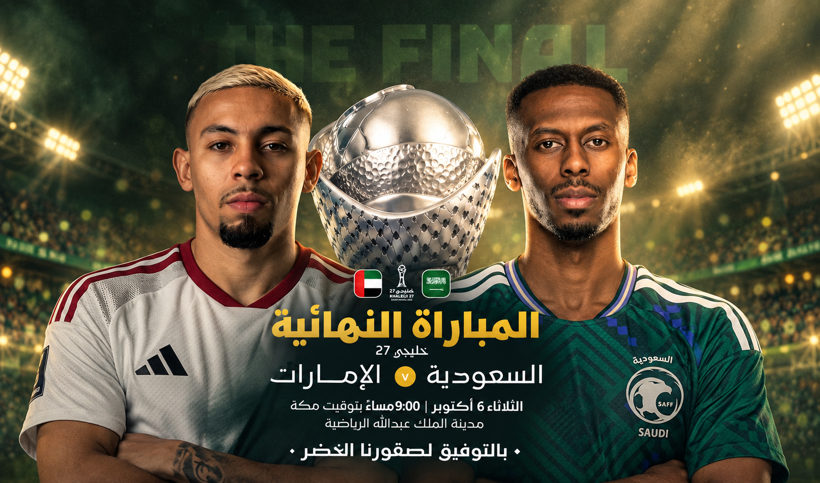 حجز تذاكر السعودية ضد الإمارات | نهائي كأس الخليج خليجي 27